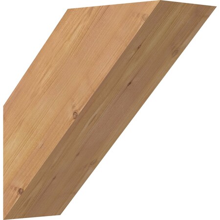 Ekena Millwork 5 1/2"W x 14"D x 14"H Traditional Smooth Knee Brace, Western Red Cedar BRC06X14X14TRA00SWR